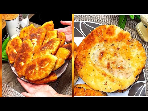 Сразу 2 РЕЦЕПТА - Вкуснейшие дрожжевые ПИРОЖКИ С КАПУСТОЙ и Очень Вкусные ЛЕНИВЫЕ БЕЛЯШИ 🙌🤤