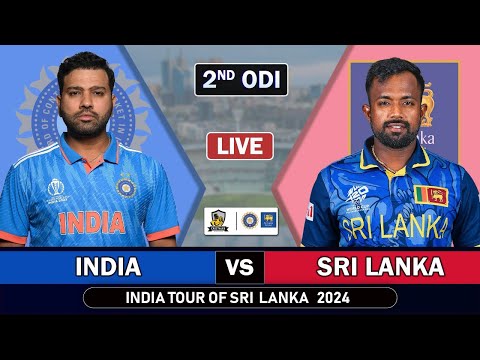 India vs Sri Lanka 2nd ODI Match Live Scores & Commentary | IND vs SL LIVE | INDIA BAT