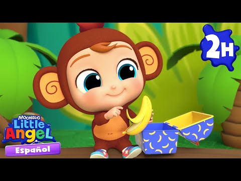 Bebé Juan es un monito 🐒 | Canciones Infantiles con Bebé Juan🎵| Little Angel Español