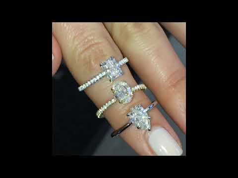 Radiant, Oval and Pear Shape Diamond Rings