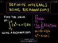 Riemann Sums and Integrals Concepts