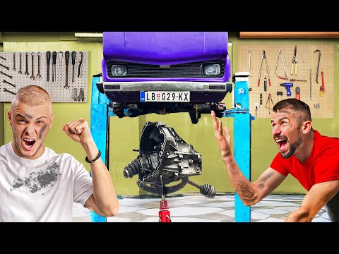 KVAČILO SE RAZLETELO NA 3 DELA? *vadimo menjač*