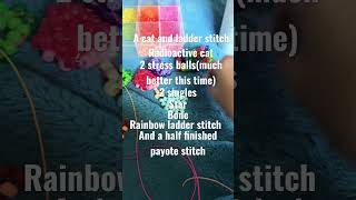 I’m going to finish the peyote stitch soon! #dontflop #kandi #fypシ゚viral #dontflop #kandikid