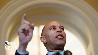 WATCH LIVE: Jeffries holds news briefing as Democrats call on Republicans to negotiate over budget