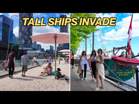 Union to Sugar Beach at the Waterfront | Downtown Toronto Walk (June 2025)