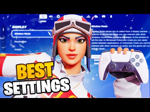 *NEW* Best Controller Settings + Sensitivity For Fortnite Chapter 6! (PS4/PS5/XBOX/PC)