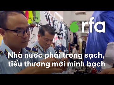 Muốn tiểu thương khai thuế minh bạch, chính quyền phải làm sạch mình trước