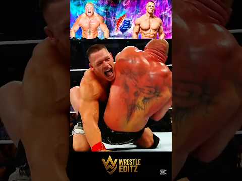 The Day John Cena Shows Brock Lesnar His Real Power☠️#shorts#youtubeshorts#wwe#johncena#brocklesnar