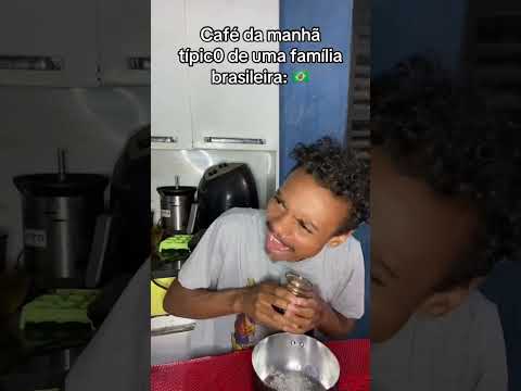 CAFÉ EM FAMÍLIA DE UMA FAMÍLIA BRASILEIRA 🇧🇷 #shorts