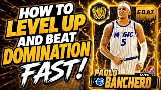 HOW TO LEVEL UP AND BEAT DOMINATION FAST IN NBA2K26 MyTeam!!