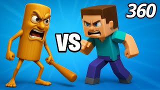 Steve vs Tung Tung Tung Sahur Minecraft in GTA Battle 360 trend GTA VR
