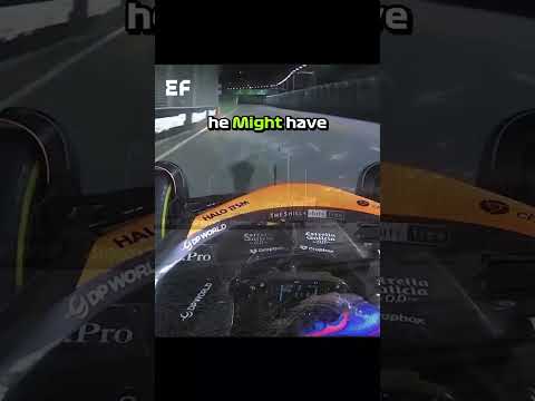 Wowwww Lando watch out for the walls at Singapore 🏎️⚔️😱 #f1 #singaporegp #landonorris