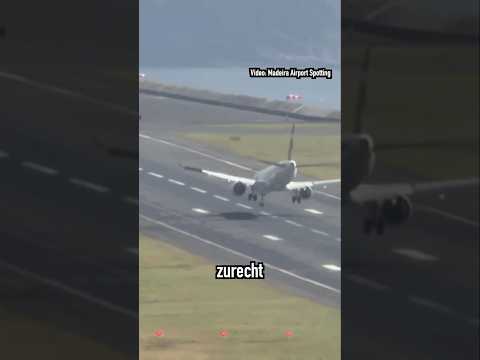 Landung auf dem Nose Gear 😬 AeroNews #shorts