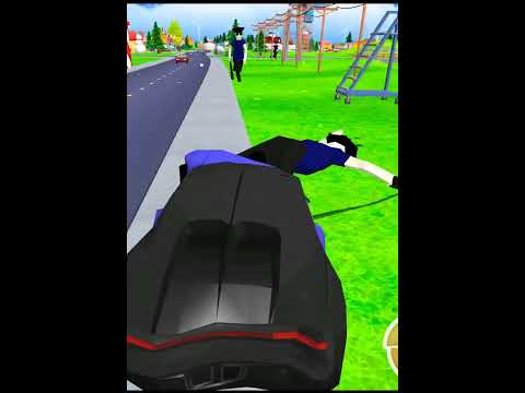 Mobil gepeng polisi penyok 🤣