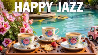 Happy Morning Jazz - Cozy Lakeside Spring Ambience with Jazz Relaxing Music for Relax, Study