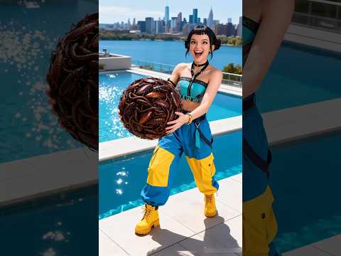 Kpop Demon Huters fast Compete With the Most Disgusting Balls Ever 😱🐞 #kpop #kpopdemonhunters #rumi