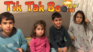 Umut Aras Ayaz Arya ve Hazal Ada Tik Tak Bom Oynadı Çok Eğlendik | Kuzenler ile Çok Eğlenceli Oyun