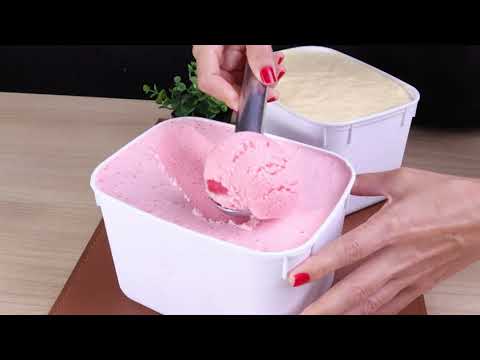 Helado de Fresa y Piña con Solo 3 Ingredientes