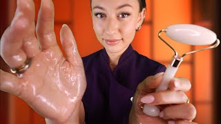 ASMR Calming Spa Facial Roleplay ~ Face Massage & Personal Attention