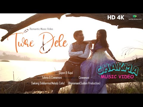 TWRE DELE | NEW CHAKMA OFFICIAL MUSIC VIDEO 2024|SUPEN & KAJAL| TUHINA & SCWAMONI|ROMANTIC VIDEO| 4K