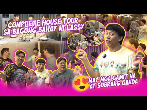 COMPLETE HOUSE TOUR SA BAGONG BAHAY NI LASSY (MAY MGA GAMIT NA AT SOBRANG GANDA) | BEKS BATTALON