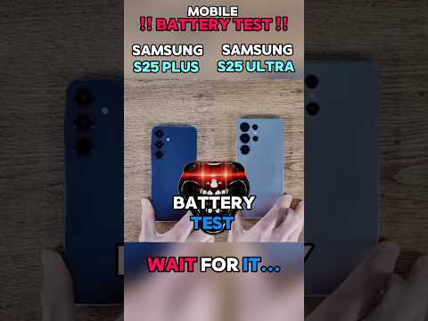โกโ ๏ธ SAMSUNG S25 ULTRA VS SAMSUNG S25 PLUS BATTERY TEST!!