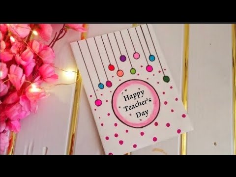 How to make Teacher's Day Greeting card/Handmade Teachers day card/Happy Teacher's day card