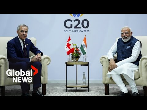 YouTube video thumbnail: Carney Calls for "Comprehensive Economic Partnership Agreement" With India