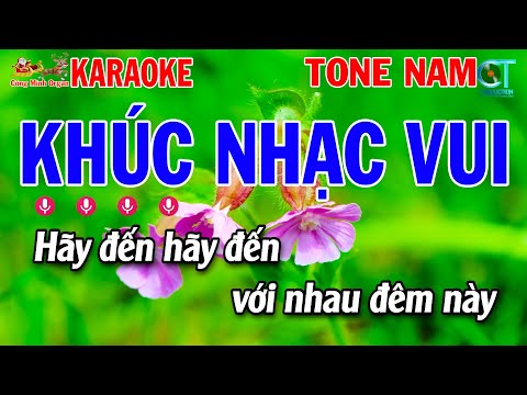 Khúc Nhạc Vui Tone Nam ( Am ) Karaoke | Công Minh Organ