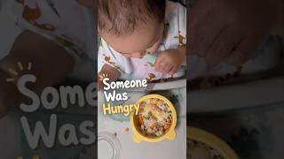 🤍 Someone was hungry #ToddlerMeals #BLW #MomLife #HomemadeWithLove #MoMoraCorner