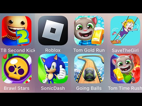 Roblox,Tom Time Rush,Kick The Buddy,Save The Girl,Sonic Dash,Tom Gold Run,Going Balls,Brawl Stars