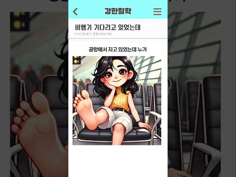 비행기 기다리다가