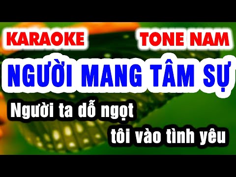 Karaoke NGƯỜI MANG TÂM SỰ Tone Nam – Rumba Hi-end | Nhạc Sống Organ 9669