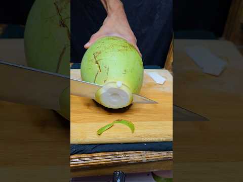 knife and coconut battle knife price $250 and coconut $3 dollar #satisfying #asmr