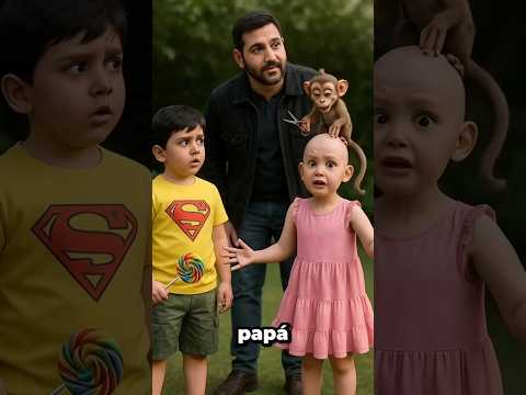 "El mono dejó a todos calvos por miedo" #shortvideo