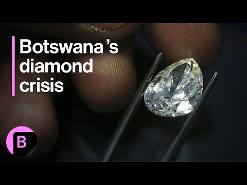 YouTube video thumbnail: Diamond Demand Slump Threatens Botswana's Economy