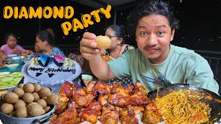 Diamond Party on Birthday | 2kg chicken diamond, Ajako panipuri jhan dami vo