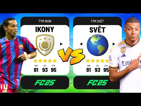 🏆IKONY vs SVĚT 🌍 Kdo je Králem Fotbalu?!