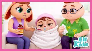 Baby Has A Cold | Sick Song | Eli Kids Nursery Rhymes