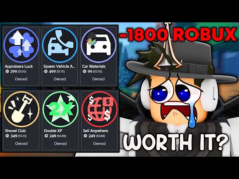 Buying EVERY Game Pass in DIG (Roblox DIG)
