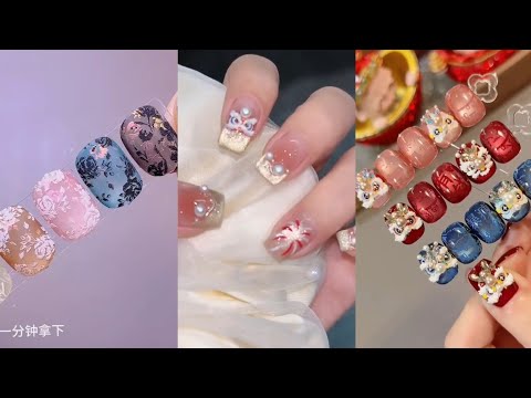 Beautiful Nails Art Designs Tutorial ❣️•