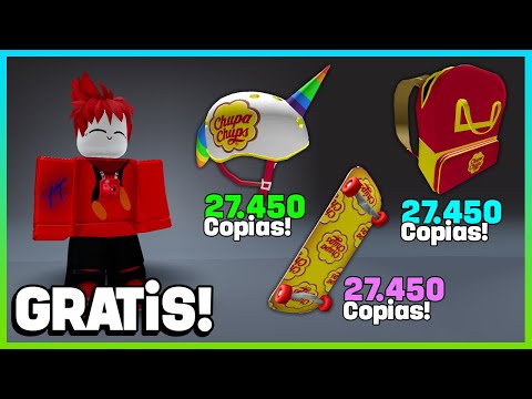 😱Consigue 3 ítems gratis en Roblox con 80,000 copias