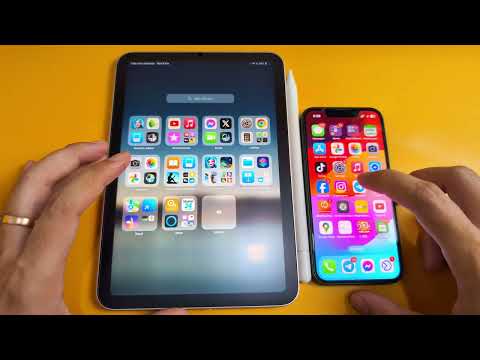 iPadOS 18 vs iOS 17 - iPad mini 6 vs 13 mini