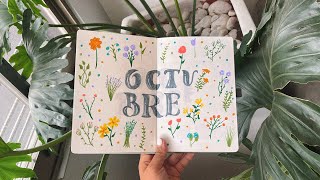 abriendo nuevo journal! organiza conmigo octubre 🧚🏻