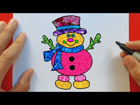 Easy Cute Olaf Drawing Tutorial