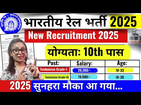 Railway Recruitment 2025 | Railway Recruitment Board Vacancy 2025 / Latest Railway Job Vacancies