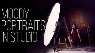 Creating Moody Portraits | Studio Lighting Breakdown