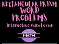 Volume of Rectangular Prisms