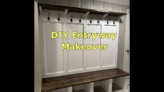 How to Build a DIY Back to School Entryway Organization Station (Easy Home Organization Ideas)