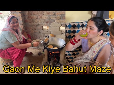 अपने पतिदेव के गाँव में किए मज़े😍 | Village Vlog